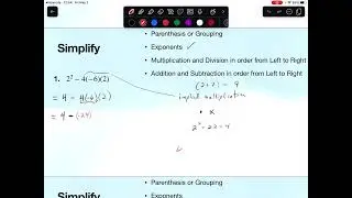 Order of Operations Part 1