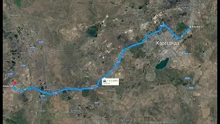 58 км. Караганда  - Шахтинск. Поездка на одном заряде. Электровелосипед 1500 W