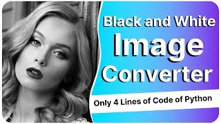 Black and White Image Converter Using Python in Hindi | Python Project Series | By CodeWithShani