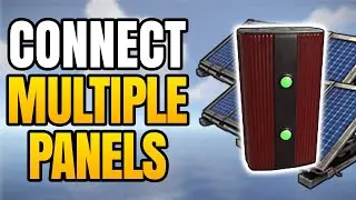 Rust - How To Connect Multiple Solar Panels To Same Battery