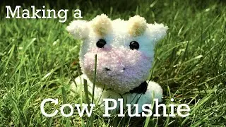 How to Make a Fuzzy Sock Cow Plushie