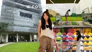 COLLEGE VLOG • My Simple Days: Campus Tour, Grocery & Driving! 🏹📚 | Nicole Torres