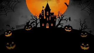 A Night in Haunted Spooky Village with Halloween Ambience [ 4K UHD ] 60 FPS