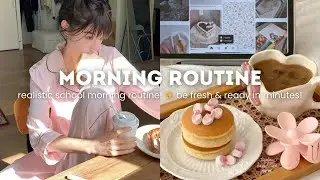 10-19 yrs old | school morning routine for girls ⏰✨