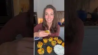 I can’t stop making these Stuffed Smashed Potato Cups #shorts