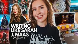 Writing 18k words in a day? 😮 | Tried Sarah J. Mass's Writing Routine ✍️
