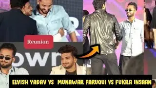 Elvish Yadav Meet Munawar Faruqui And Fukra Insaan At Ecl Match Launch #elvishyadav #fukrainsaan