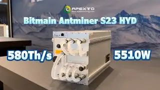 Bitmain Antminer S23 Hydro 580T – 9.5 J/Th Beast for Bitcoin Mining