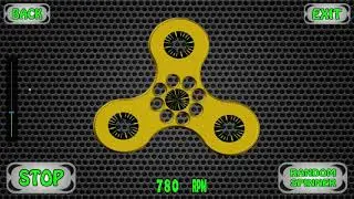 2400 RPM in the game Fidget Spinner Lite in this video.