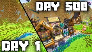 500 Days On A River In Cozy Minecraft Forever World