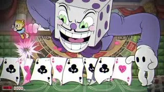 Casino peleando contra el Rey Dado y los 9 mini bosses