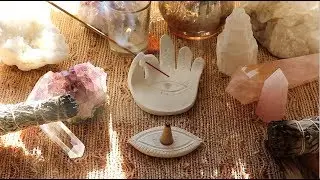 DIY Clay Hand Incense holder