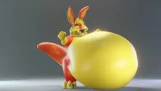 Fat Jiggle Belly Furry Animation