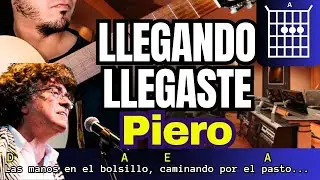 💘LLEGANDO LLEGASTE Tutorial Guitarra PIERO ritmo de vals