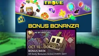 All Daily Bonuses Active Everyday | Trove Bonus Bonanza Challenge