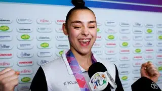 Jessica Gadirova (GBR) - All-Around Final Interview - 2022 World Championships