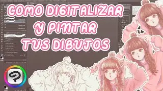 How to Digitize and Color Your Drawings 😄 | TUTORIAL | CLIP STUDIO PAINT