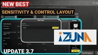 New update 3.7 IZUNA GAMING Sensitivity Settings PUBG MOBILE No Recoil Settings | PUBG MOBILE