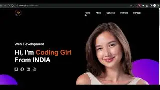Portfolio Design / Responsive using #html5 #css #javascript #asmr #webdevelopment #website #viral
