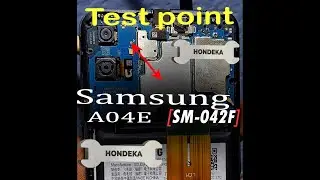 SAMSUNG  A04E (SM A042F) Test Point