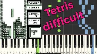 Tetris piano tutorial hard way