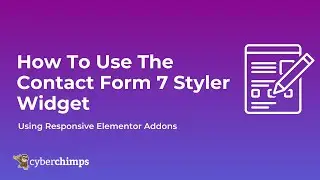 How To Style The Contact Form 7 in WordPress Using Responsive Elementor Addons for Elementor