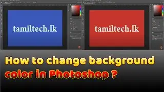 How to change background color in Photoshop? | Photoshop tutorial #10 | 2 minute Photoshop