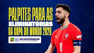 ⚽️PALPITES para AS ELIMINATÓRIAS Europeias da Copa do  Mundo⚽️