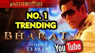 BHARAT TEASER Trending On No.1 On Youtube | Salman Khan