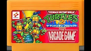 Dendy (Famicom,Nintendo,Nes) 8-bit Teenage Mutant Ninja Turtles 2 The Arcade Game Long Play