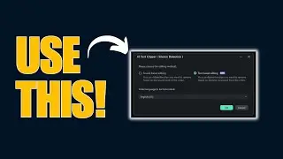 Advanced Silence Detection (A.I Text Clipper) - FILMORA 13
