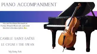 The Swan ( LE CYGNE) Piano Accompaniment | Backing Track