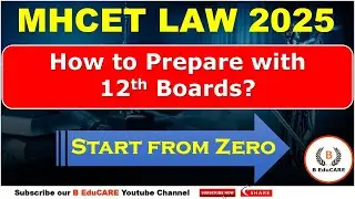 How to Prepare for MH CET Exam with 12th Boards Exam? | Balance MHCET with HSC #mhcetlaw #12th