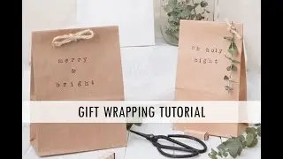 Gift wrapping tutorial #3 Цаасаар бэлэг баглаж сурцгаая