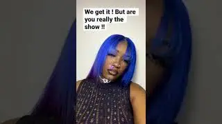 undereye eyeshadow, blue hair middlepart, Chrisean rock voice #chriseanrock  #bluehaircolor #baddies