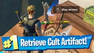 Retrieve the Cult Artifact from the Spire for Raz Location - Fortnite