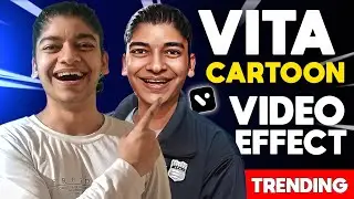 Cartoon Video Effect Vita App Editing | HINDI