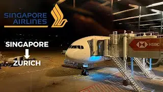 FLIGHT REPORT | Singapore Airlines 777-300ER Economy Class | SQ346 Singapore to Zurich