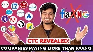 Companies paying more than FAANG! 🔥💯 | 15 Alternatives to FAANG 😎 | CTC Breakup