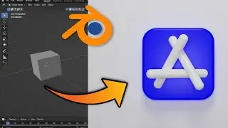 Appstore icon in blender | Blender Basics