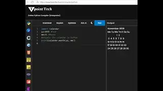 Python Calendar Module