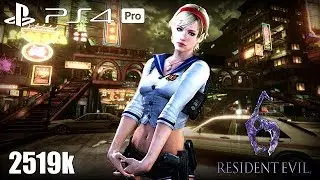 Resident Evil 6 PS4 Pro NO MERCY 2519k Urban Chaos Sherry 60fps