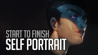 Digital Painting - A Self Portrait