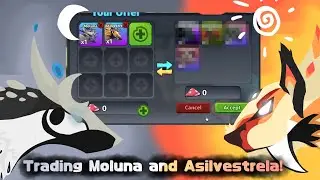 TRADING MOLUNA AND ASILVE!🌑☀ || Creatures of Sonaria