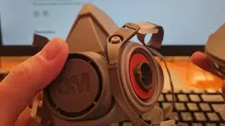Распаковка полумаски с фильтрами с Aliexpress.Halfmask with filters from the site aliexpress.com.