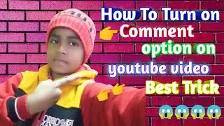 How do I enable comment option?