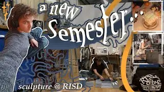 ONE WEEK AT RISD 🧑‍🎨 moldmaking, plaster demos, sewing...