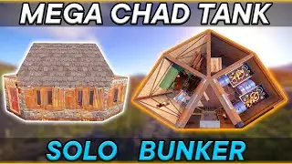 THE MEGA CHAD TANK - Pixel Bunker / Solo Bunker Rust Base Design 2022