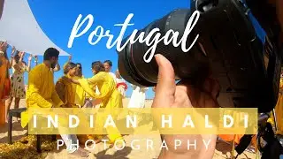 INDIAN HALDI CEREMONY | PORTUGAL INDIAN WEDDING PHOTOGRAPHY | BTS