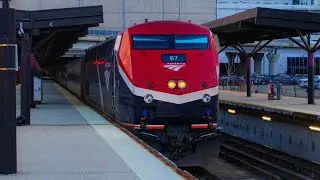 Great MBTA/Amtrak Train Action @ North Station & South Station!! (1/3/25)